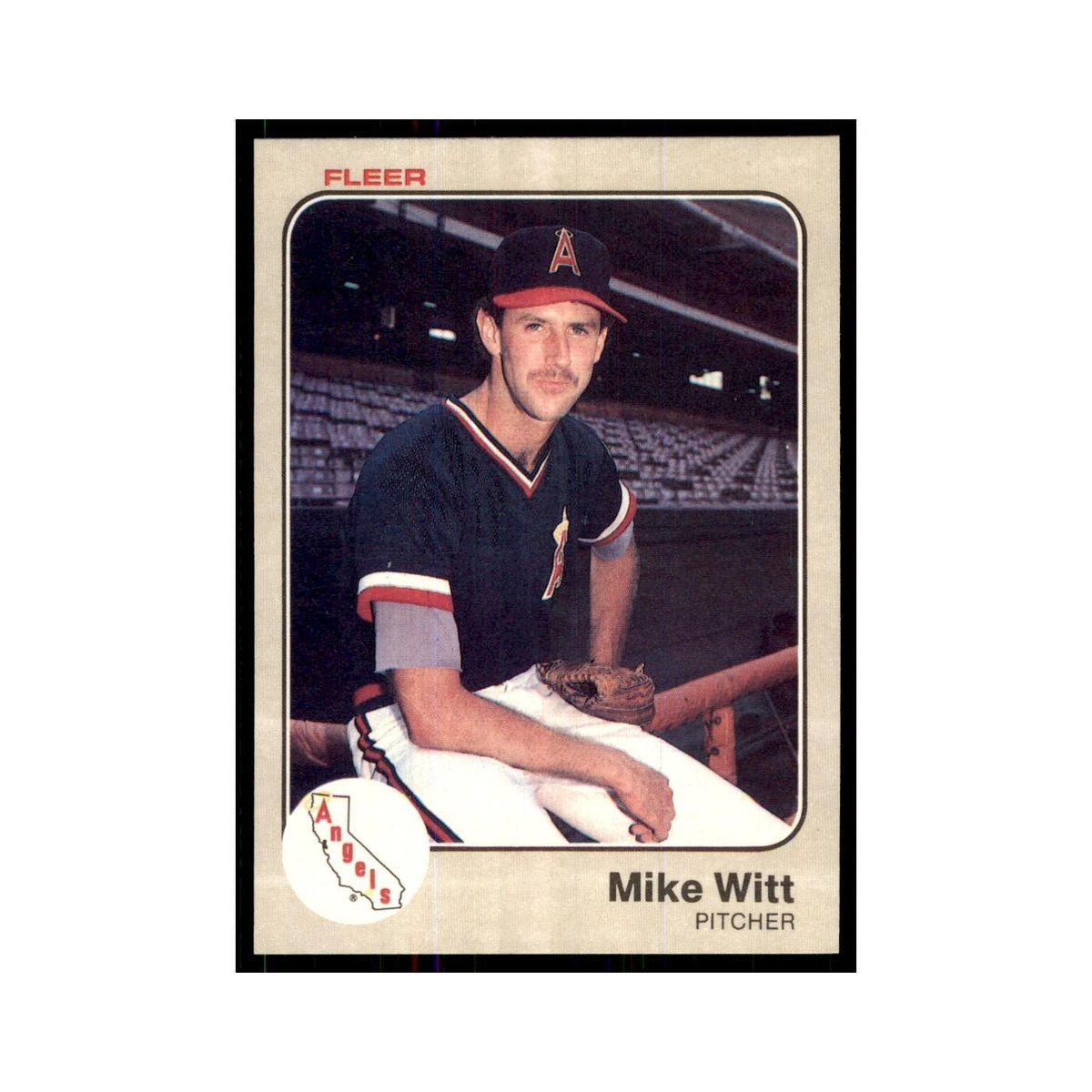 1983 Fleer Mike Witt Angels #102