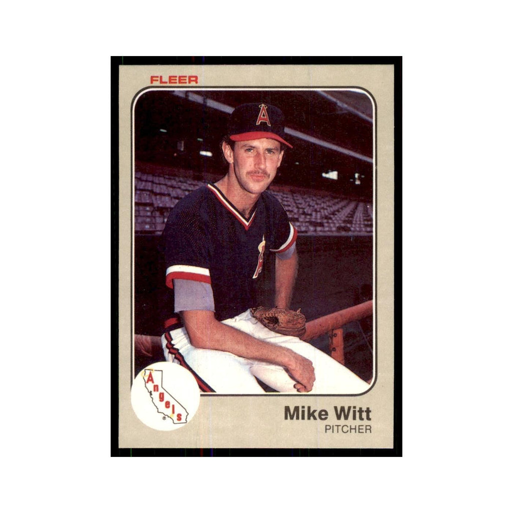 1983 Fleer Mike Witt Angels #102