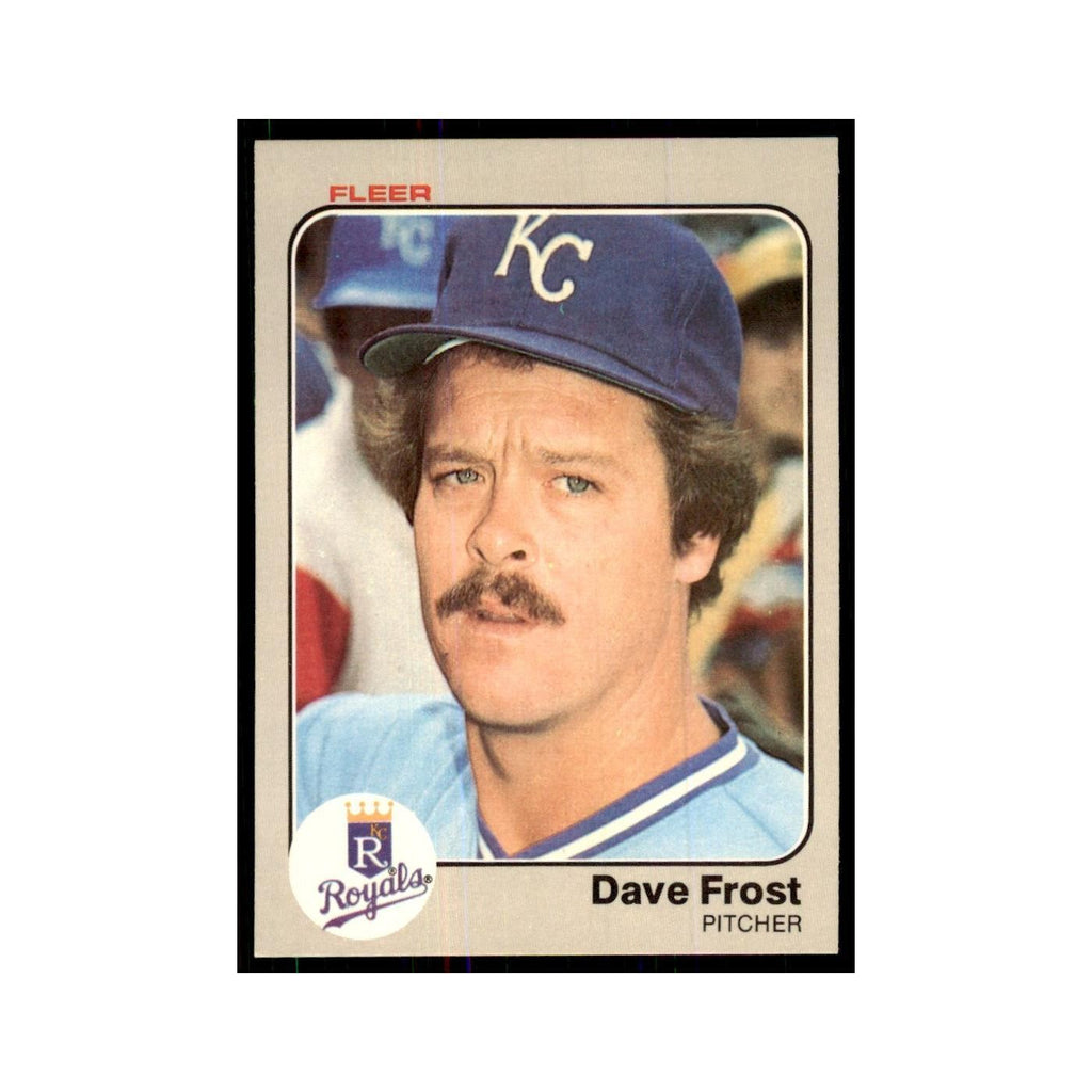 1983 Fleer Dave Frost Royals #111