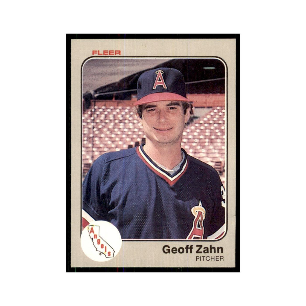 1983 Fleer Geoff Zahn Angels #103