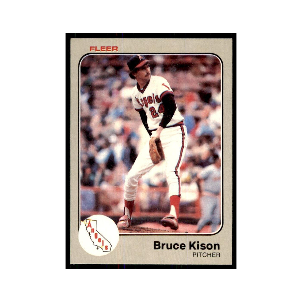 1983 Fleer Bruce Kison Angels #96