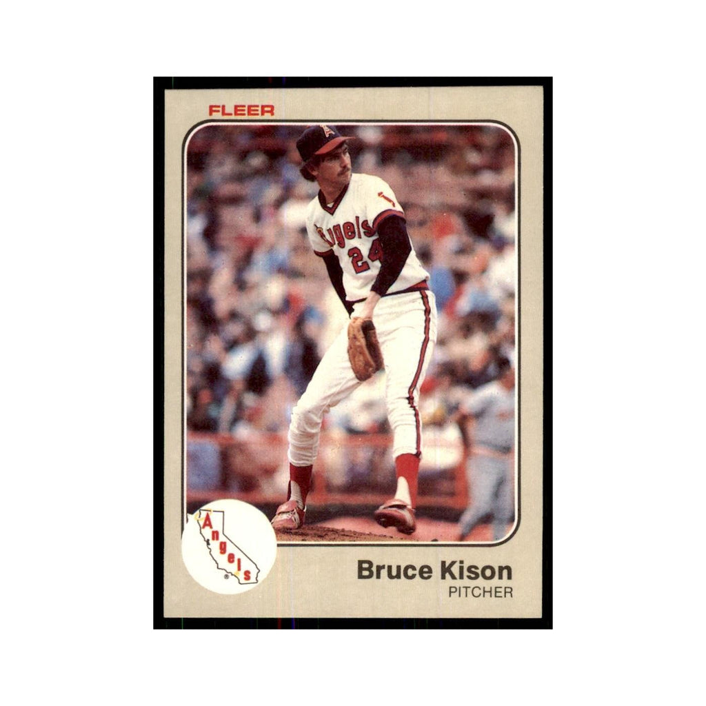 1983 Fleer Bruce Kison Angels #96