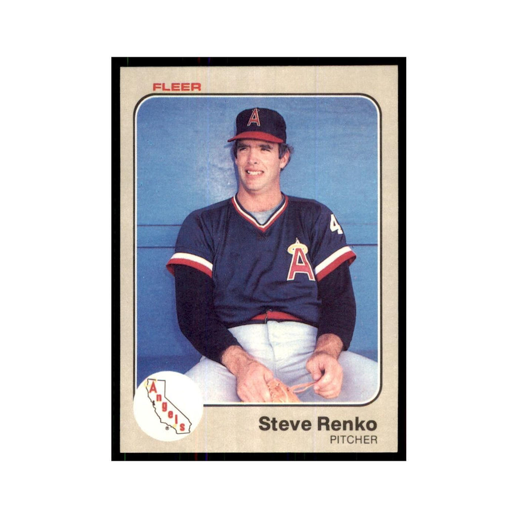 1983 Fleer Steve Renko Angels #99