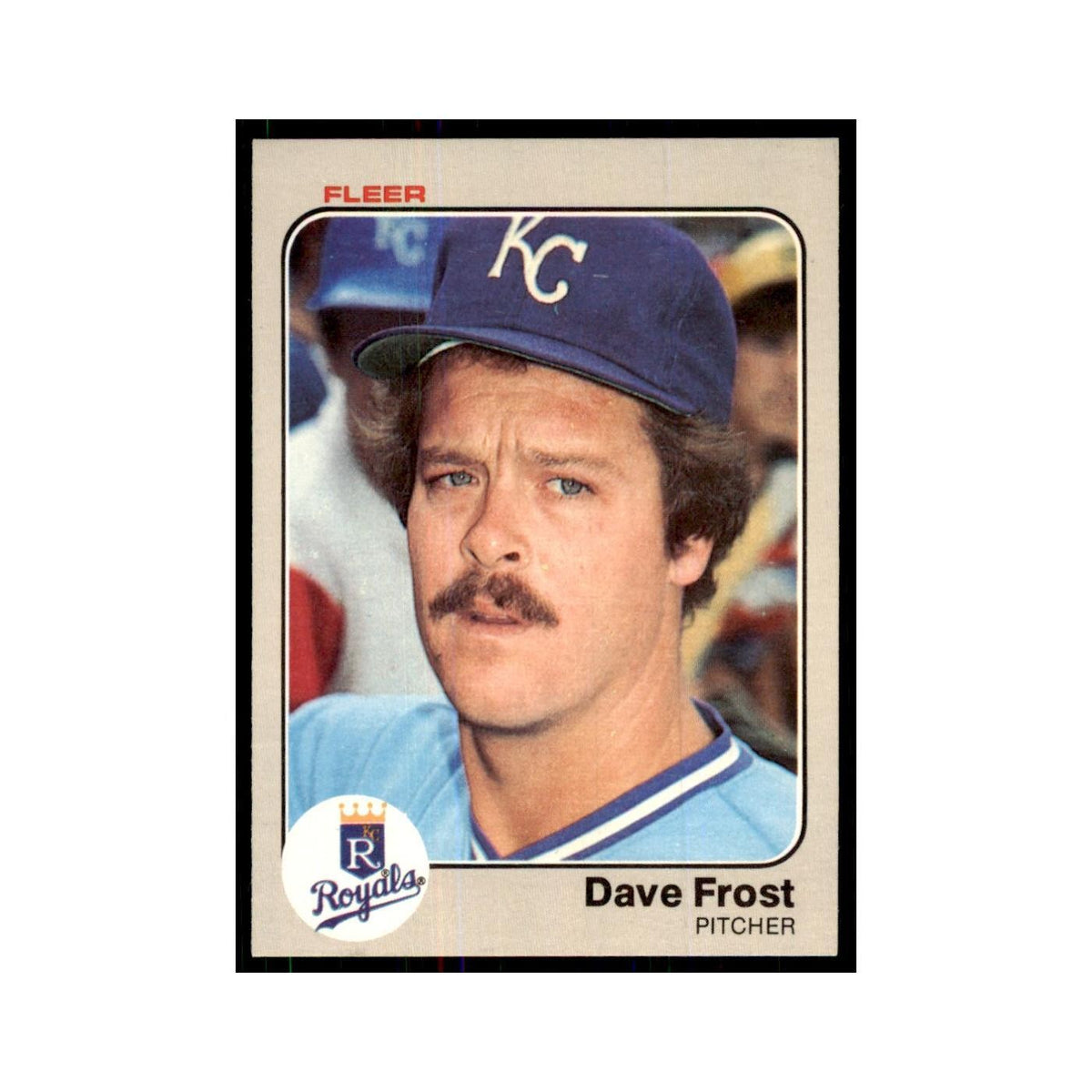 1983 Fleer Dave Frost Royals #111