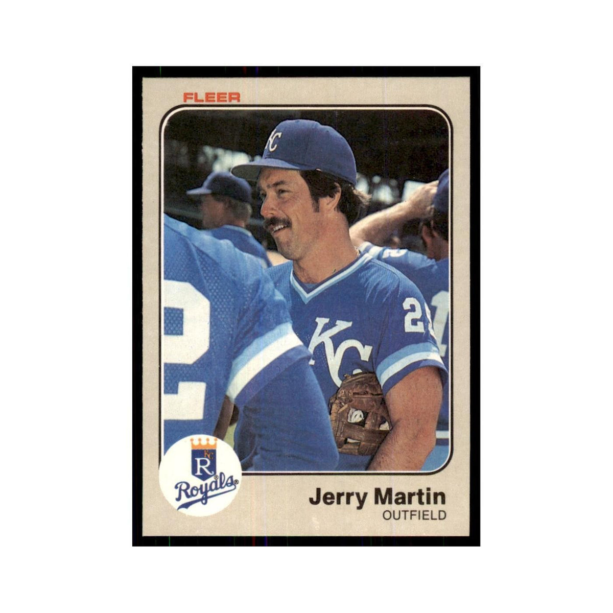 1983 Fleer Jerry Martin Royals #117