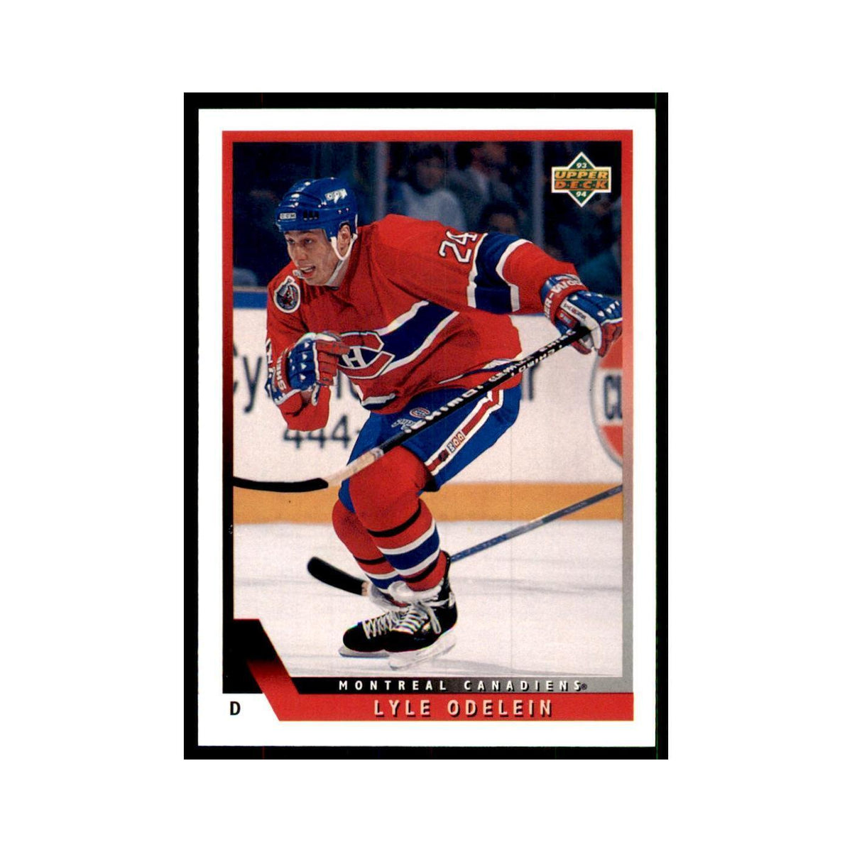 1993 Upper Deck Lyle Odelein Hockey Cards #7