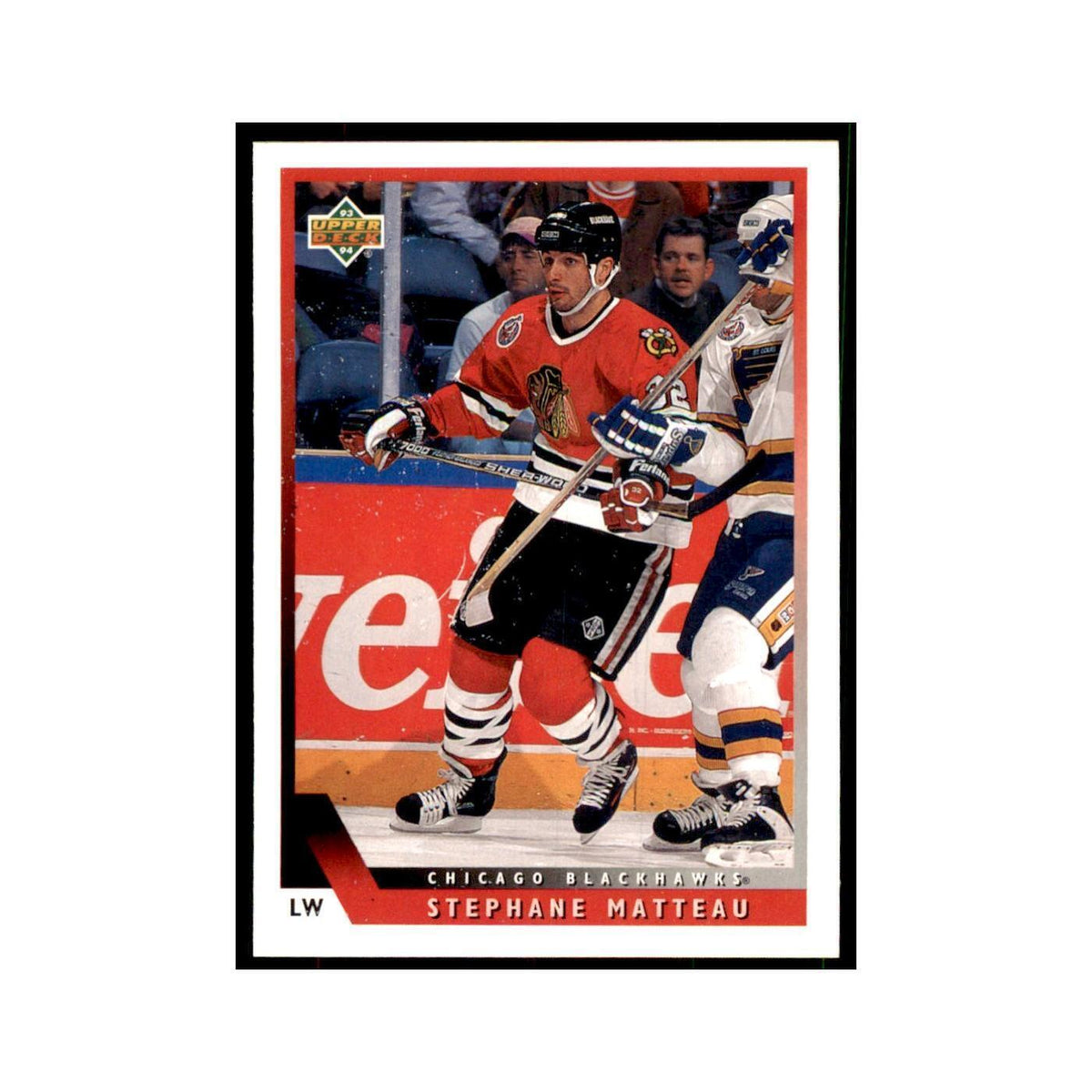 1993 Upper Deck Stephane Matteau Hockey Cards #214