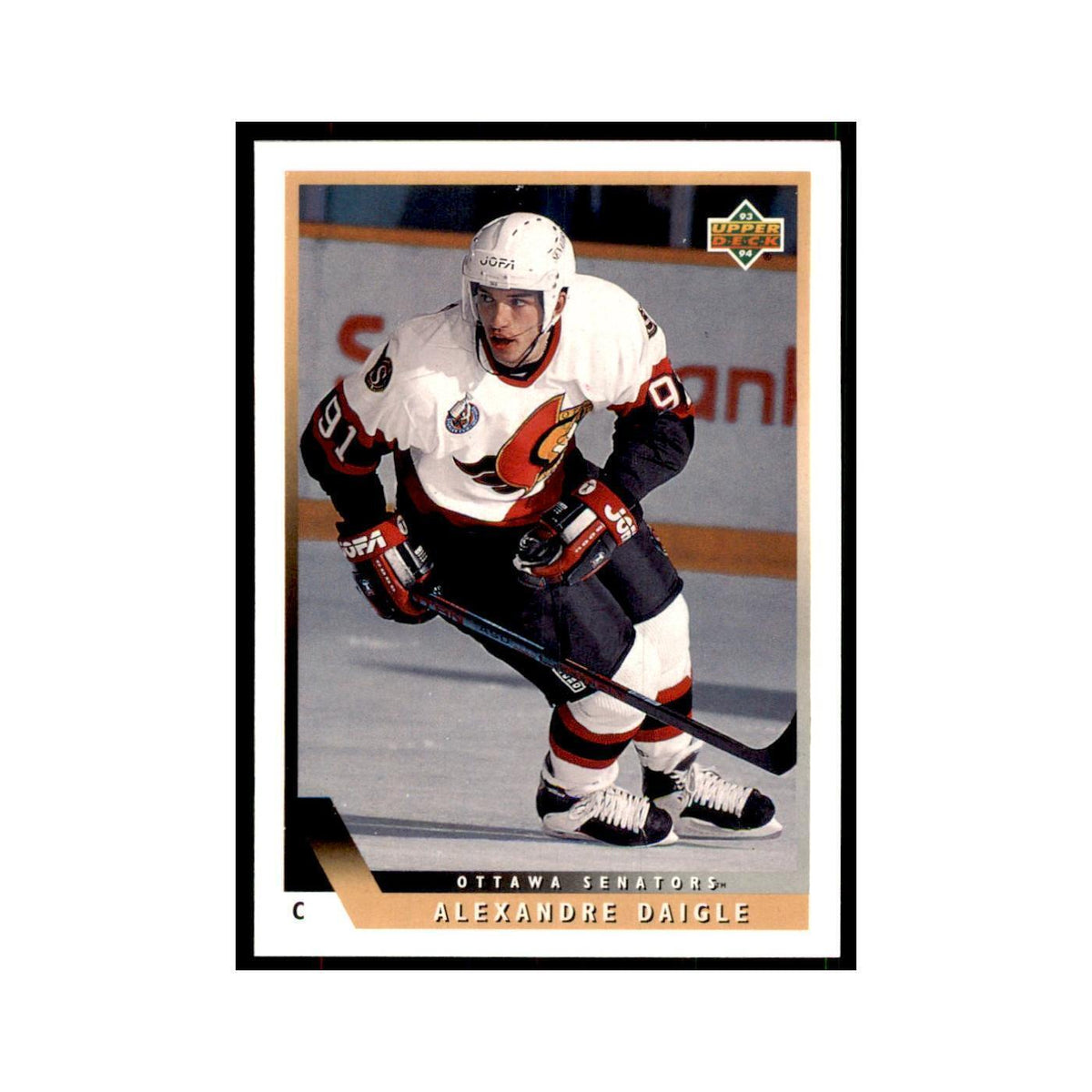 1993 Upper Deck Alexandre Daigle Hockey Cards #170