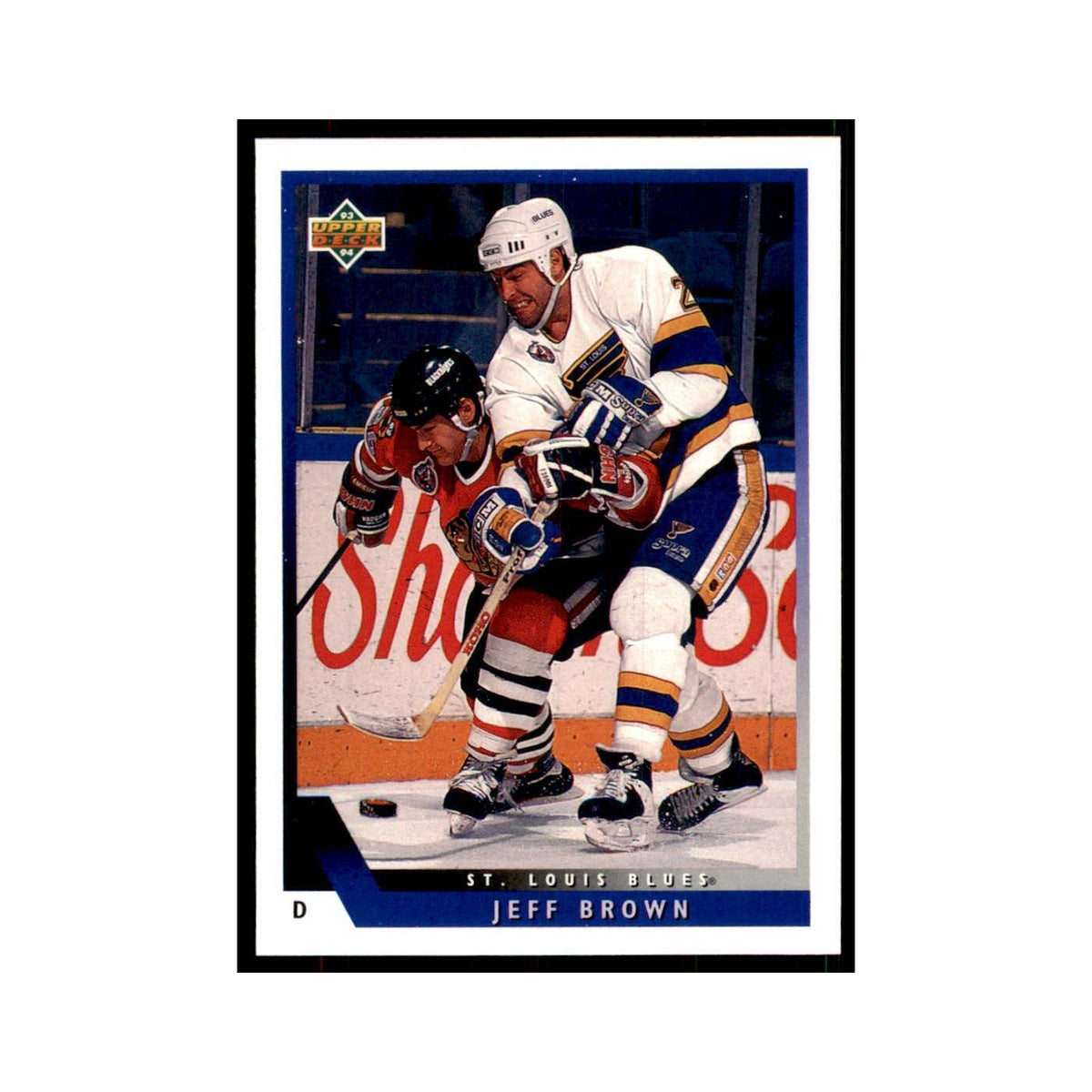 1993 Upper Deck Jeff Brown Hockey Cards #130