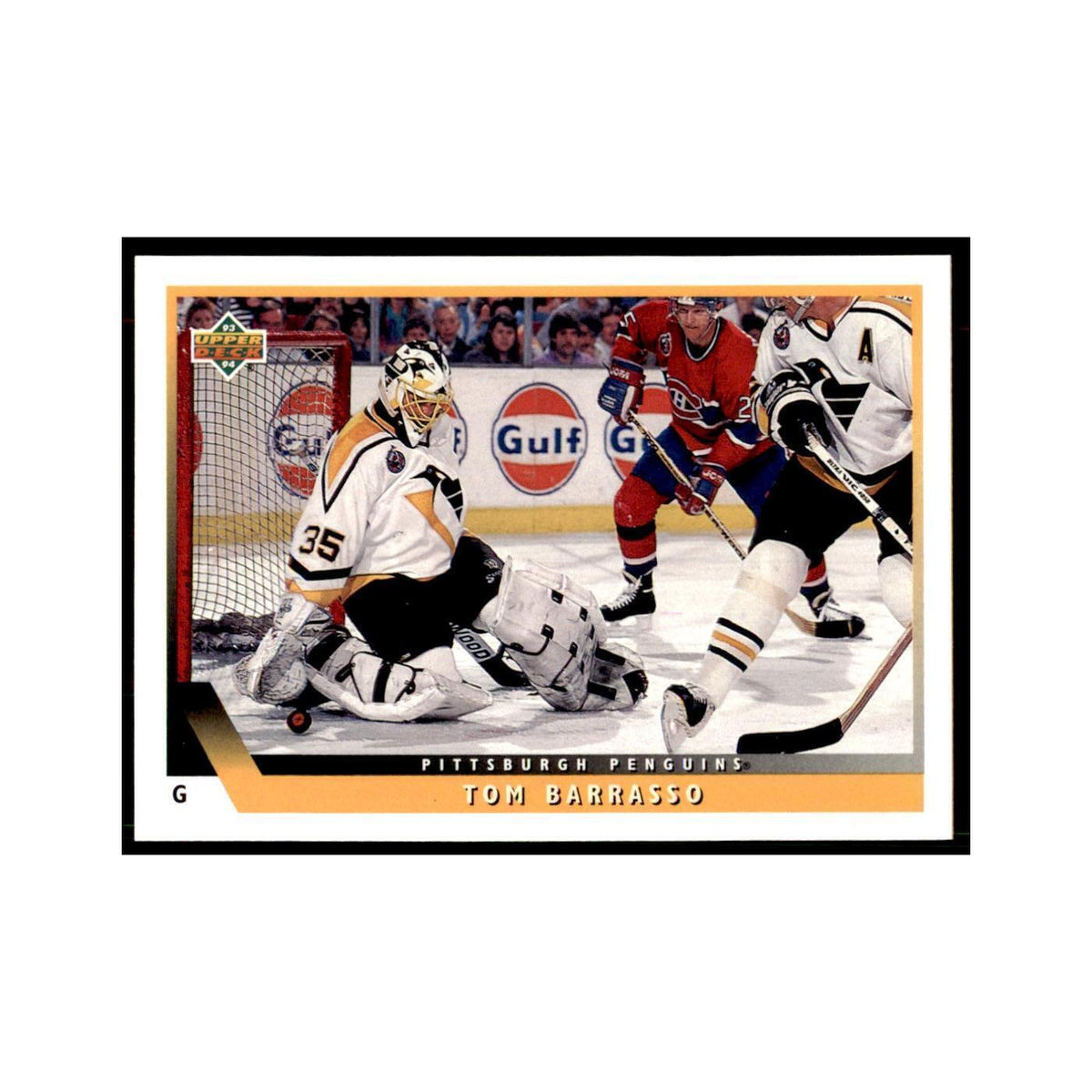 1993 Upper Deck Tom Barrasso Hockey Cards #45