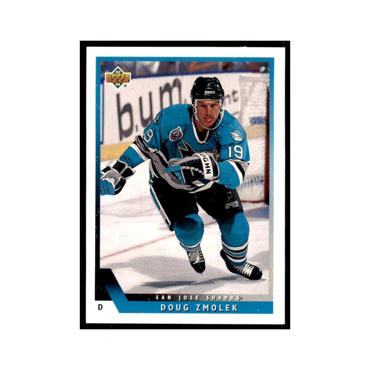 1993 Upper Deck Doug Zmolek Hockey Cards #193