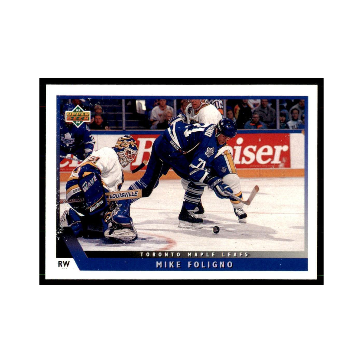 1993 Upper Deck Mike Foligno Hockey Cards #155