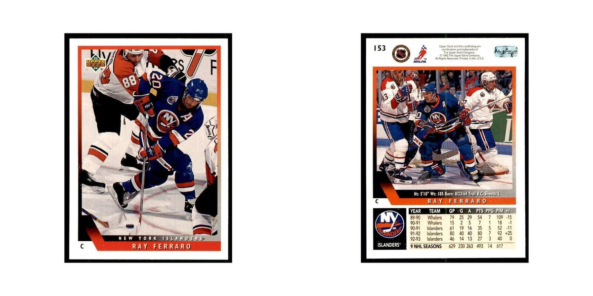1993 Upper Deck Ray Ferraro Hockey Cards #153