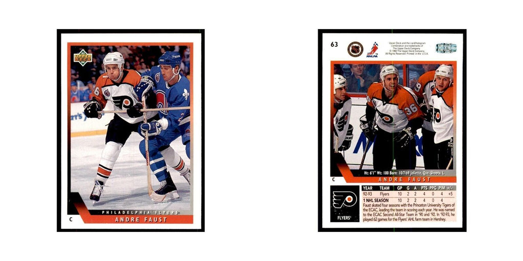 1993 Upper Deck Andre Faust Hockey Cards #63