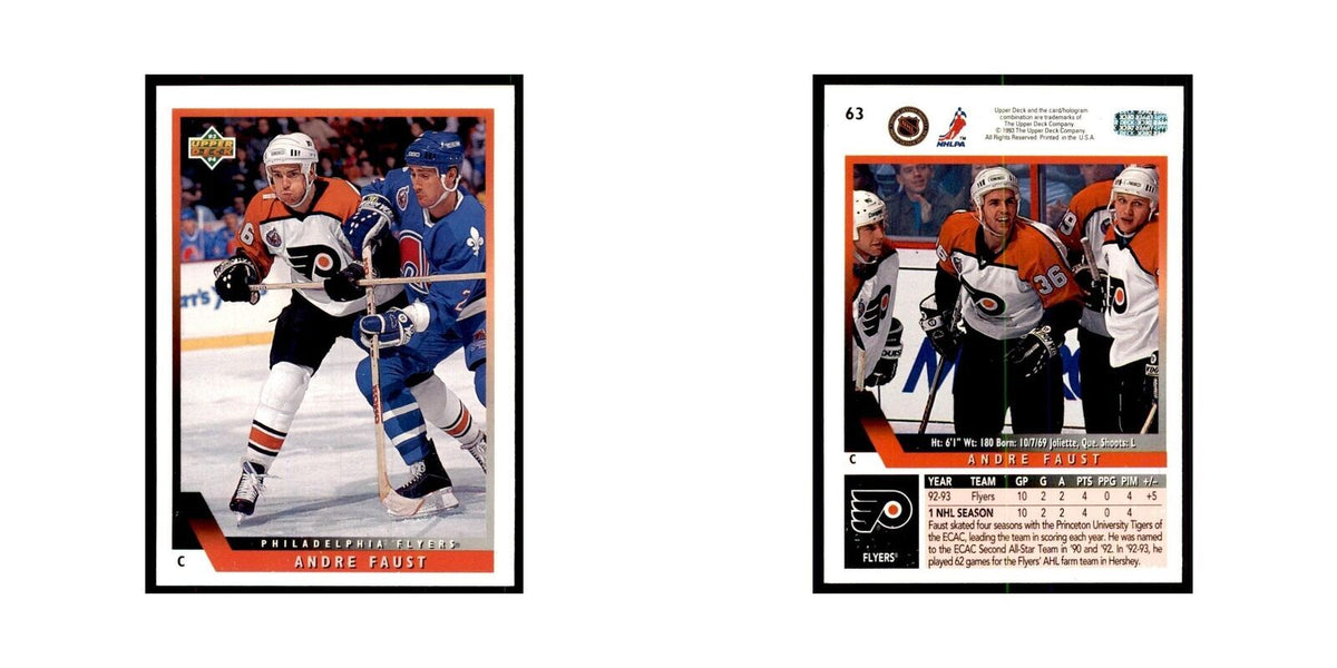 1993 Upper Deck Andre Faust Hockey Cards #63
