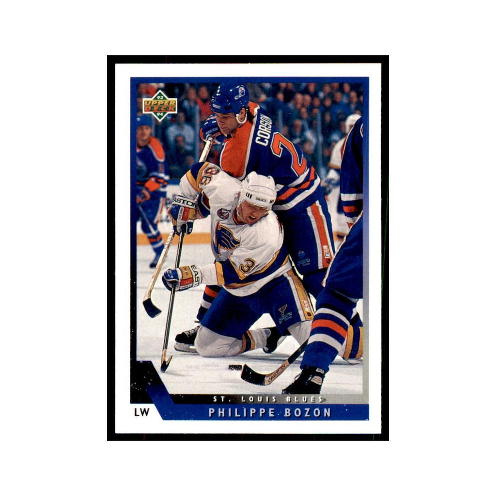 1993 Upper Deck Philippe Bozon Hockey Cards #113
