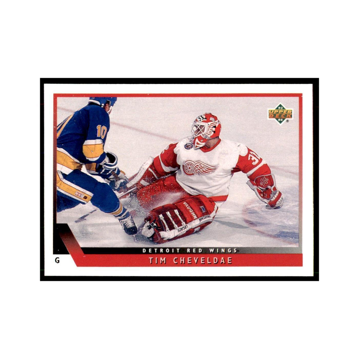 1993 Upper Deck Tim Cheveldae Hockey Cards #9