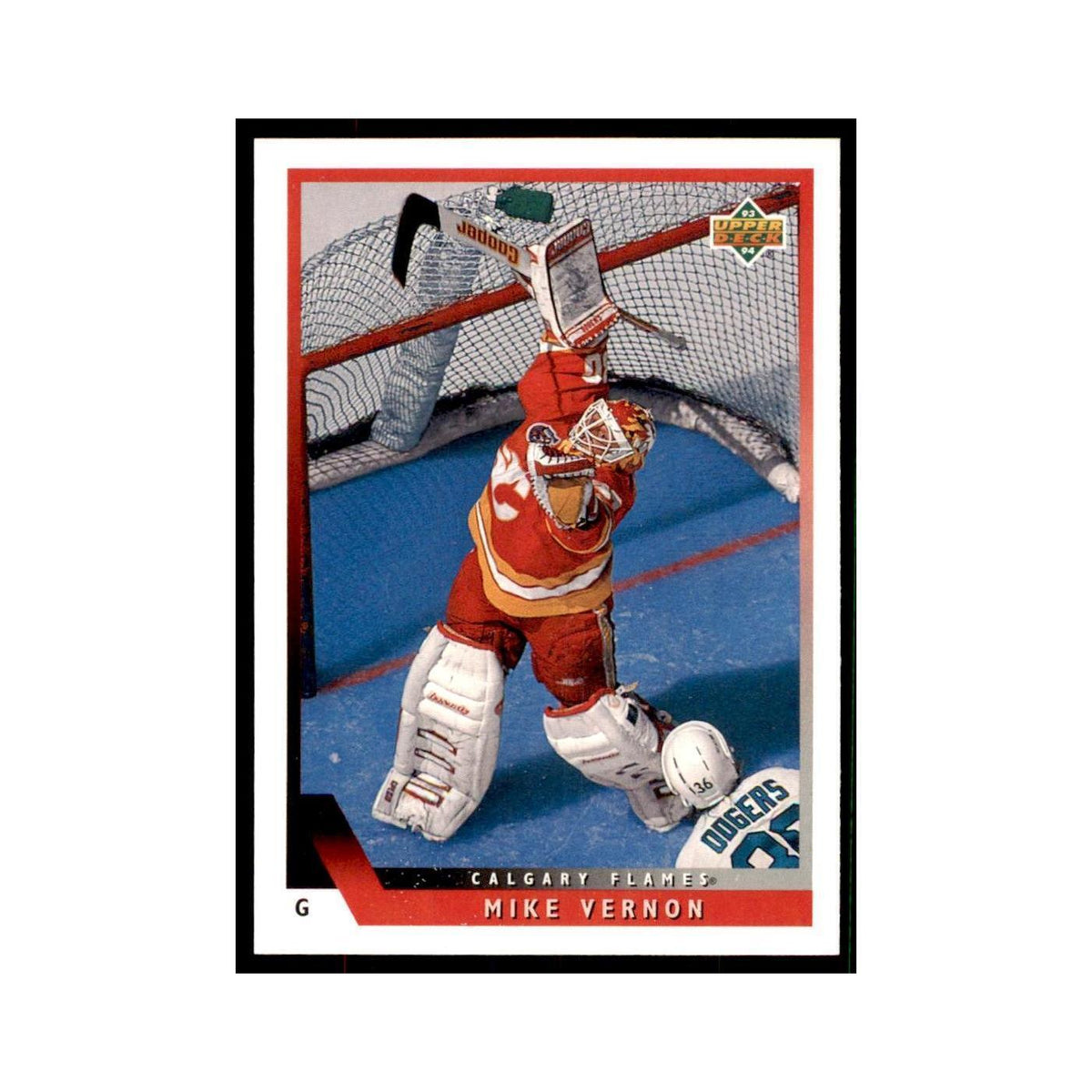 1993 Upper Deck Mike Vernon Hockey Cards #177
