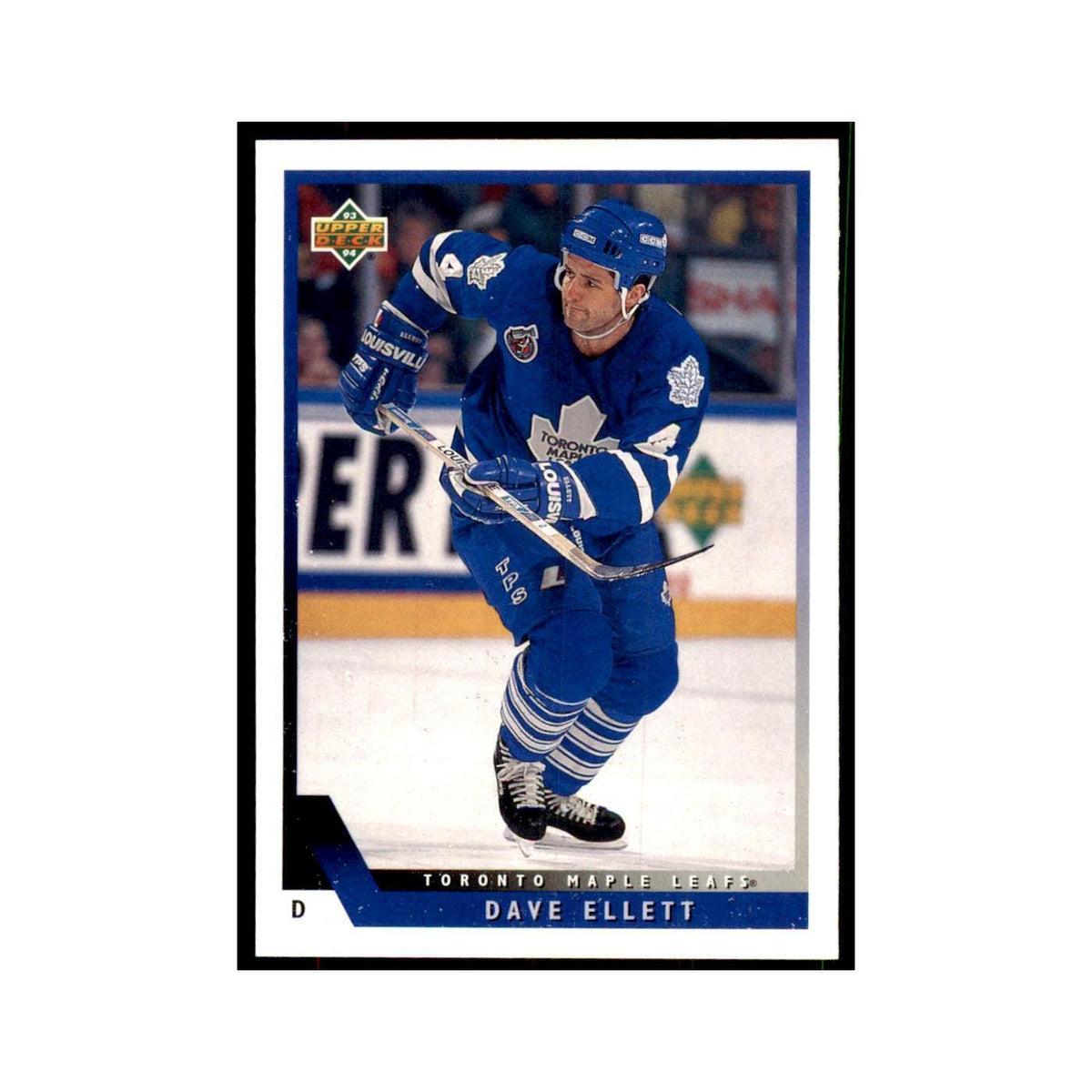 1993 Upper Deck Dave Ellett Hockey Cards #215