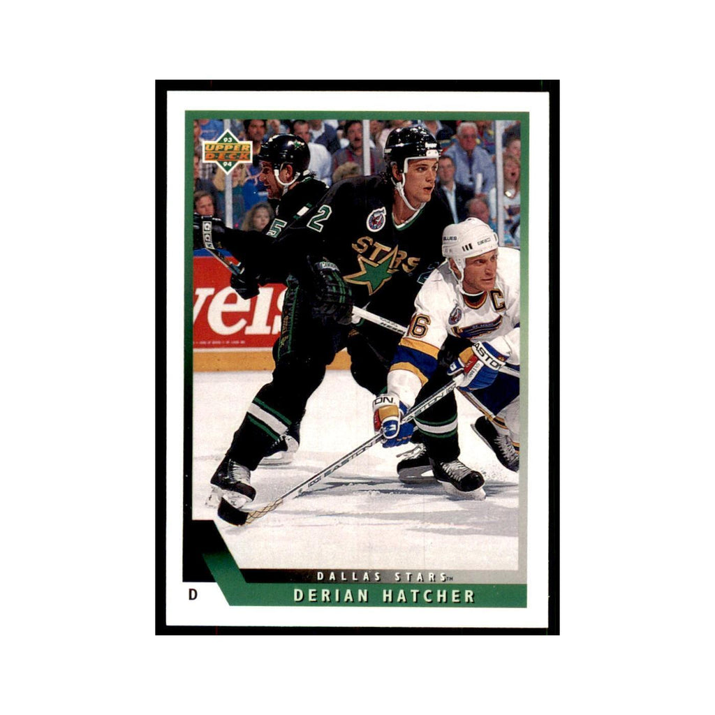 1993 Upper Deck Derian Hatcher Hockey Cards #204