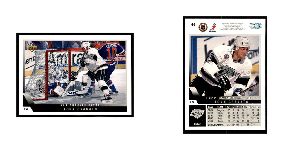 1993 Upper Deck Tony Granato Hockey Cards #146