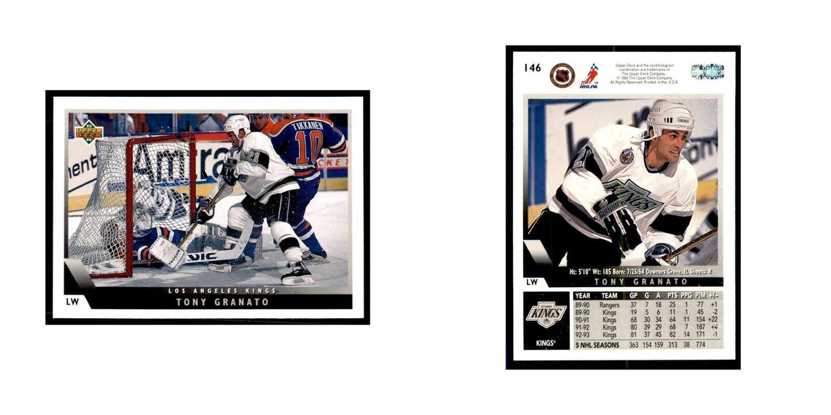 1993 Upper Deck Tony Granato Hockey Cards #146