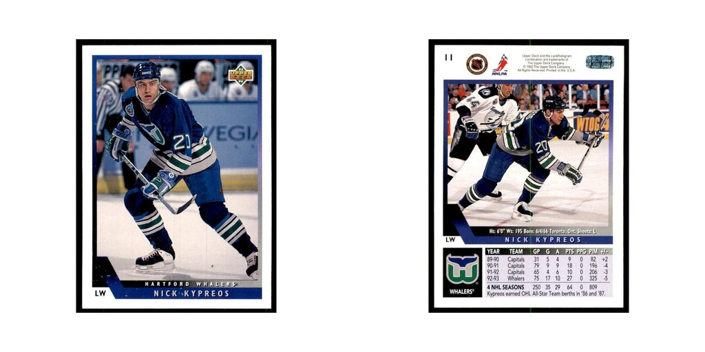 1993 Upper Deck Nick Kypreos Hockey Cards #11