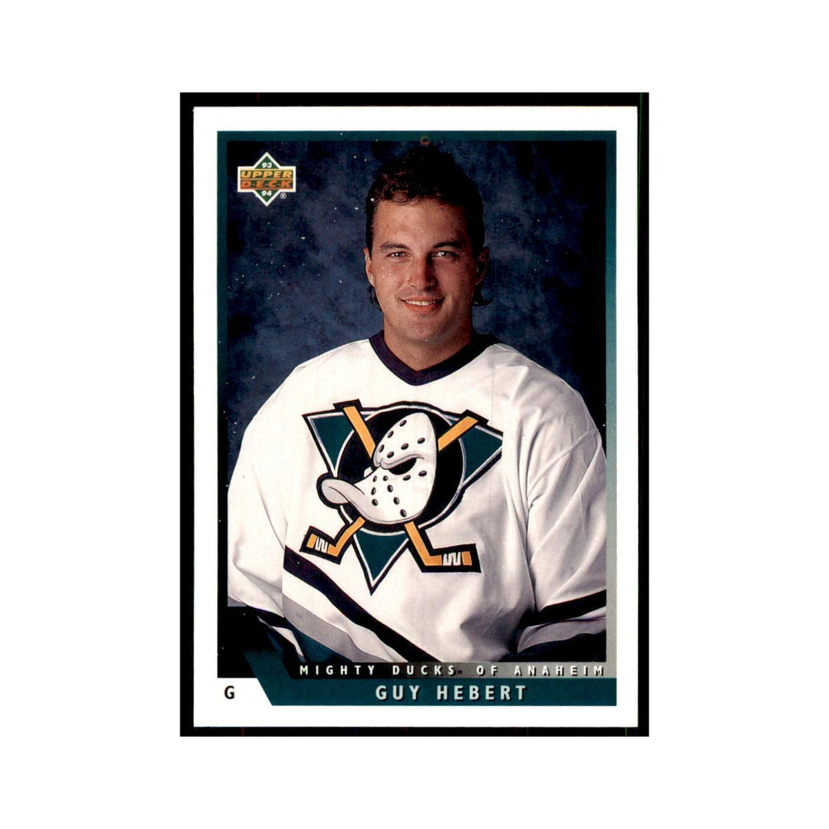 1993 Upper Deck Guy Hebert Hockey Cards #1