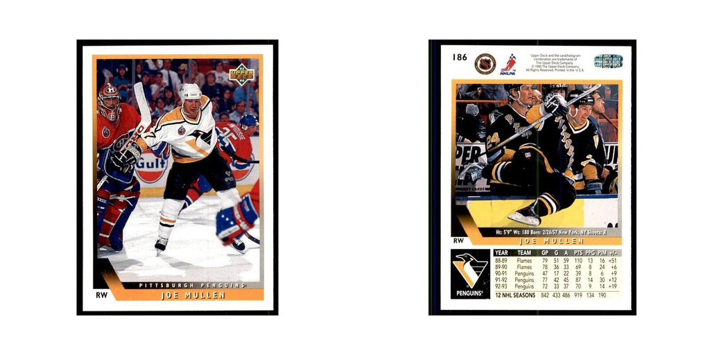 1993 Upper Deck Joe Mullen Hockey Cards #186