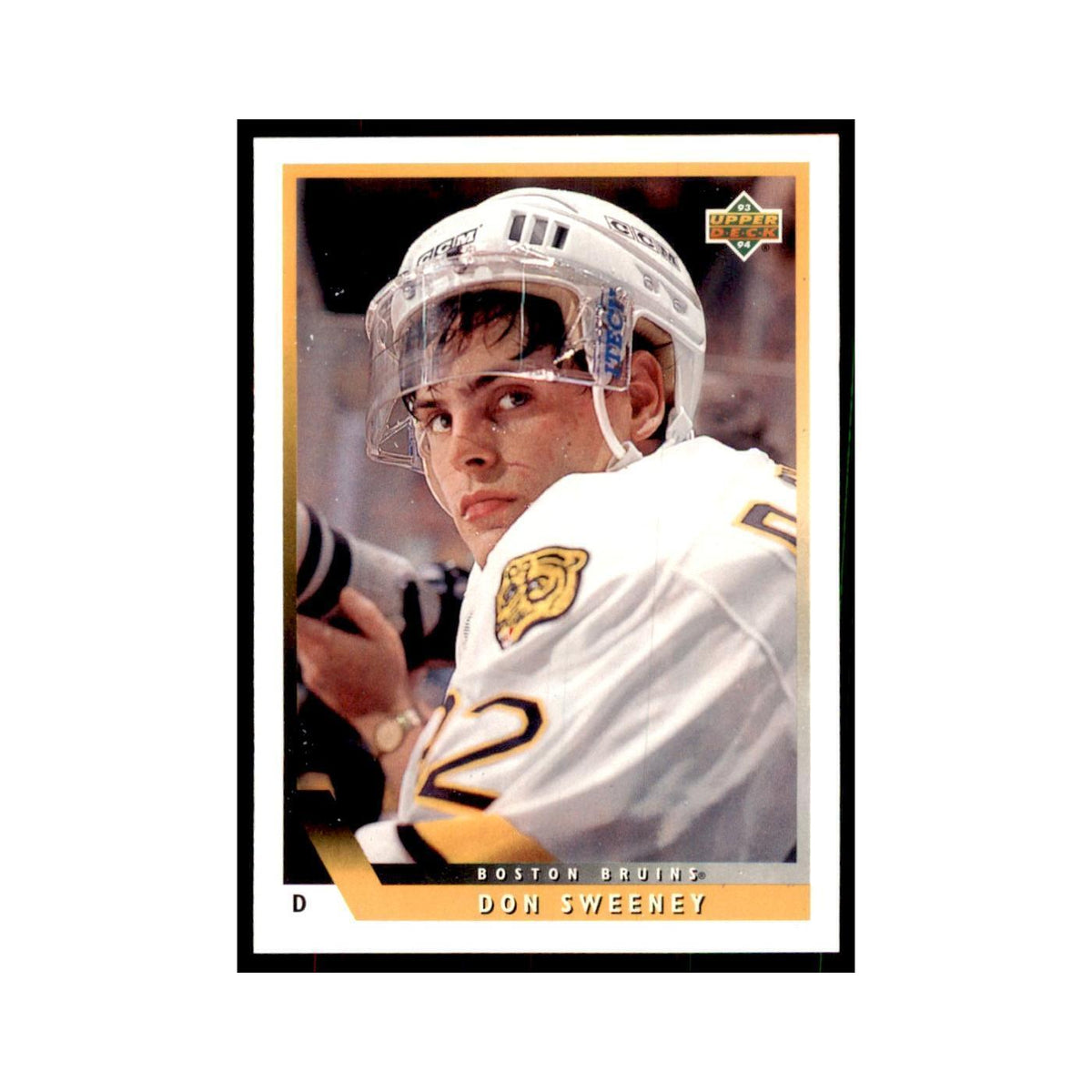 1993 Upper Deck Don Sweeney Hockey Cards #101