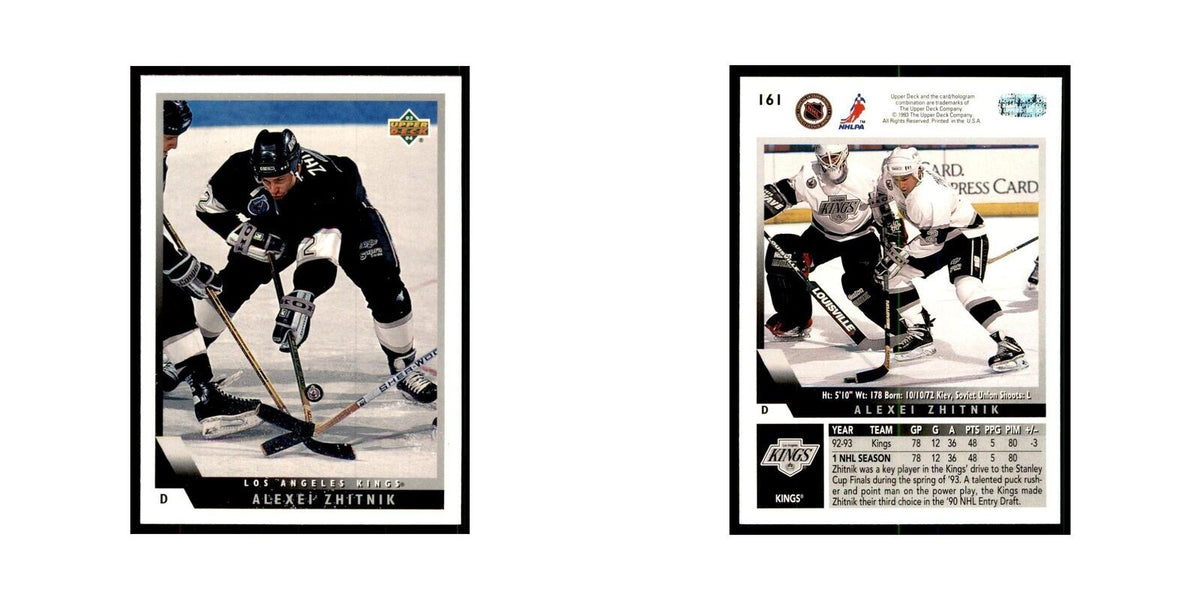1993 Upper Deck Alexei Zhitnik Hockey Cards #161
