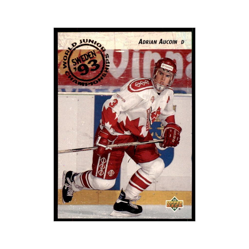 1993 Upper Deck Adrian Aucoin Hockey Cards #251