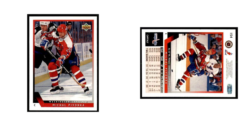 1993 Upper Deck Michal Pivonka Hockey Cards #154