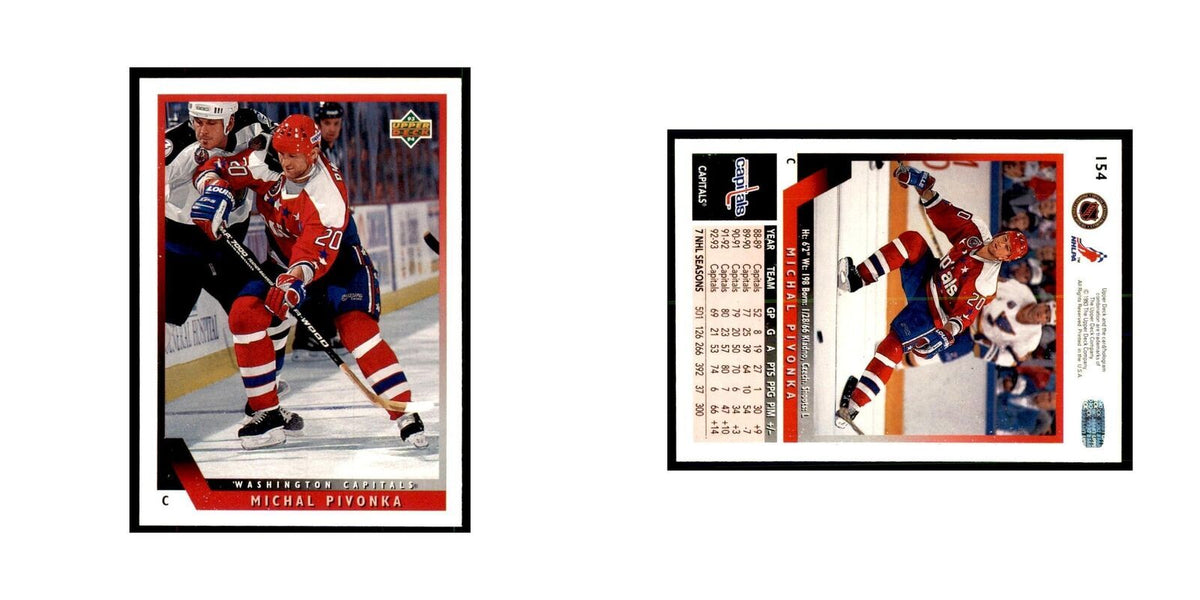 1993 Upper Deck Michal Pivonka Hockey Cards #154