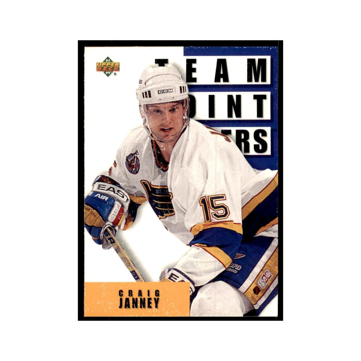 1993 Upper Deck Craig Janney Hockey Cards #303
