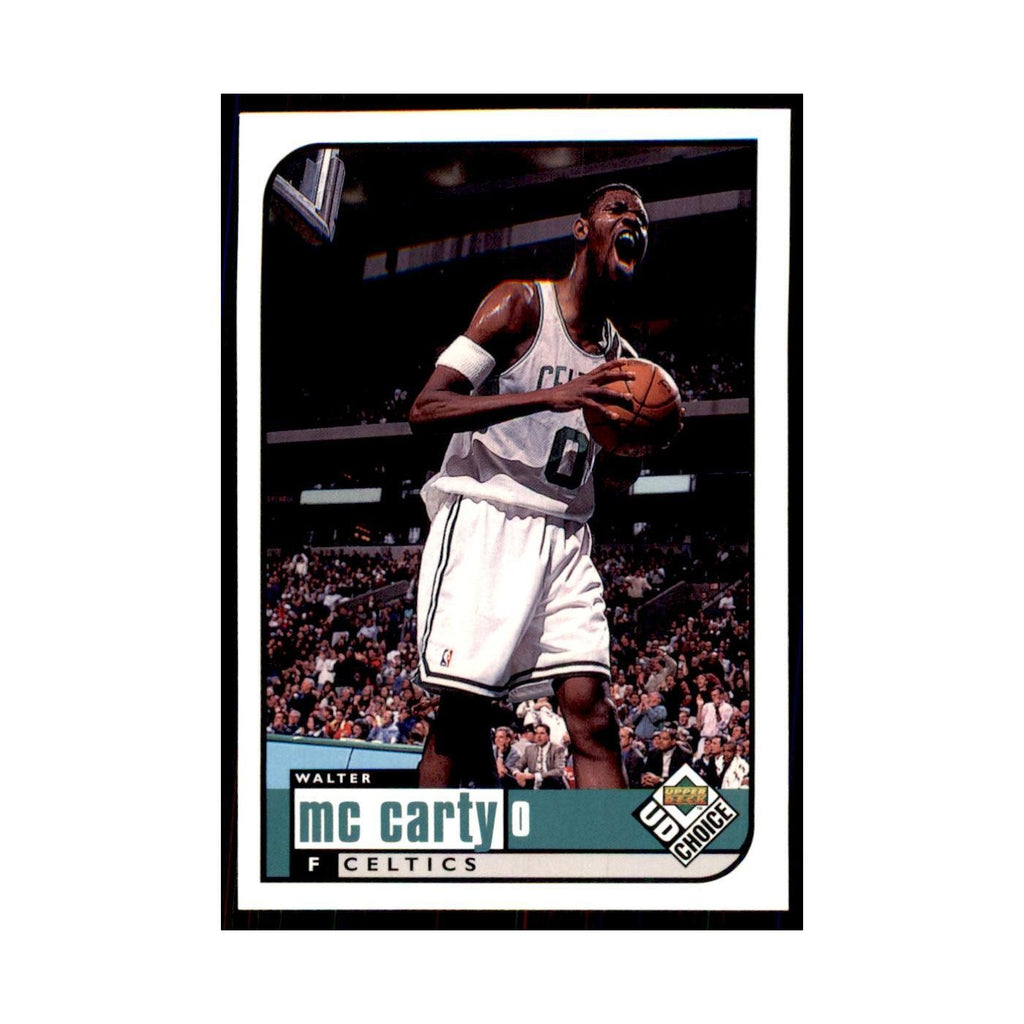 1998 UD Choice Walter McCarty Basketball Cards #9