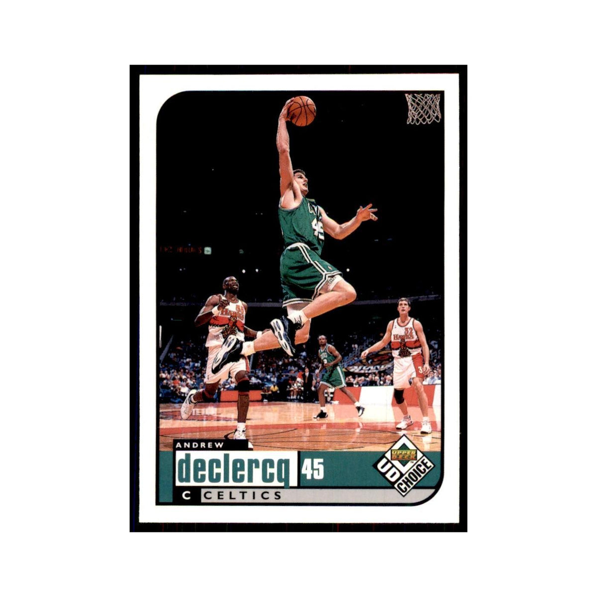 1998 UD Choice Andrew DeClercq Basketball Cards #11