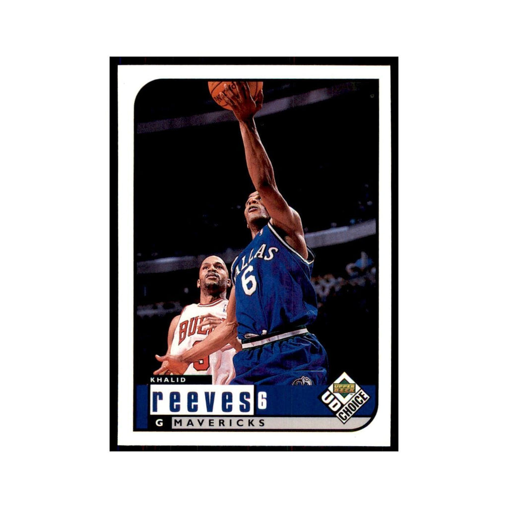 1998 UD Choice Khalid Reeves Basketball Cards #33
