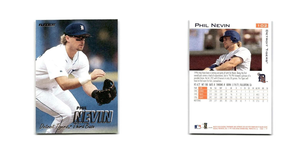 Phil Nevin 1997 Fleer #102 Detroit Tigers Baseball Card NM