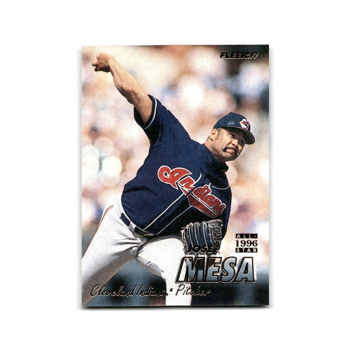 Jose Mesa 1997 Fleer #83 Cleveland Indians Baseball Card NM