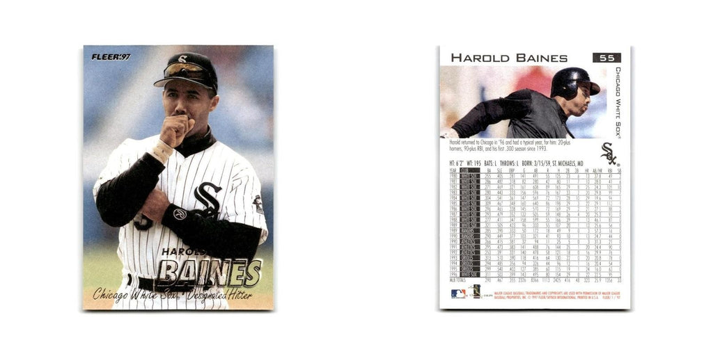 Harold Baines 1997 Fleer #55 Chicago White Sox Baseball Card NM