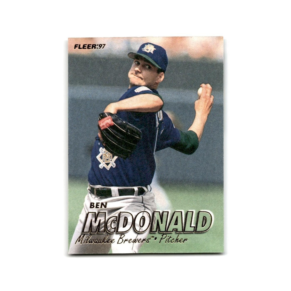 Ben McDonald 1997 Fleer #134 Milwaukee Brewers Baseball Card NM