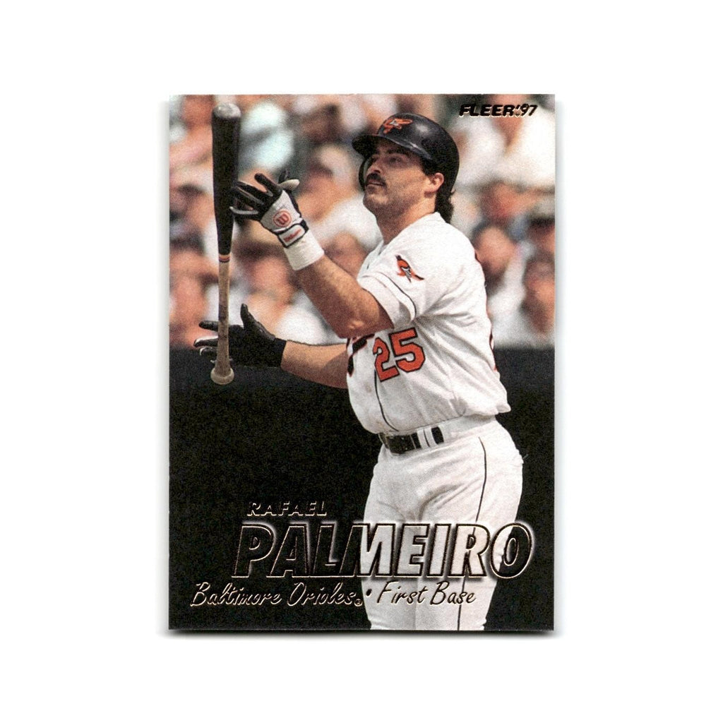 Rafael Palmeiro 1997 Fleer #12 Baltimore Orioles Baseball Card NM