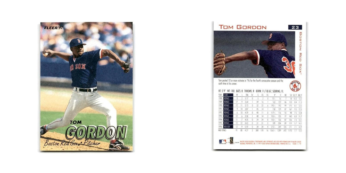 Tom Gordon 1997 Fleer #23 Boston Red Sox Baseball Card NM