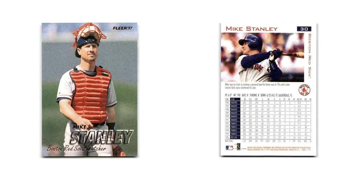 Mike Stanley 1997 Fleer #30 Boston Red Sox Baseball Card NM