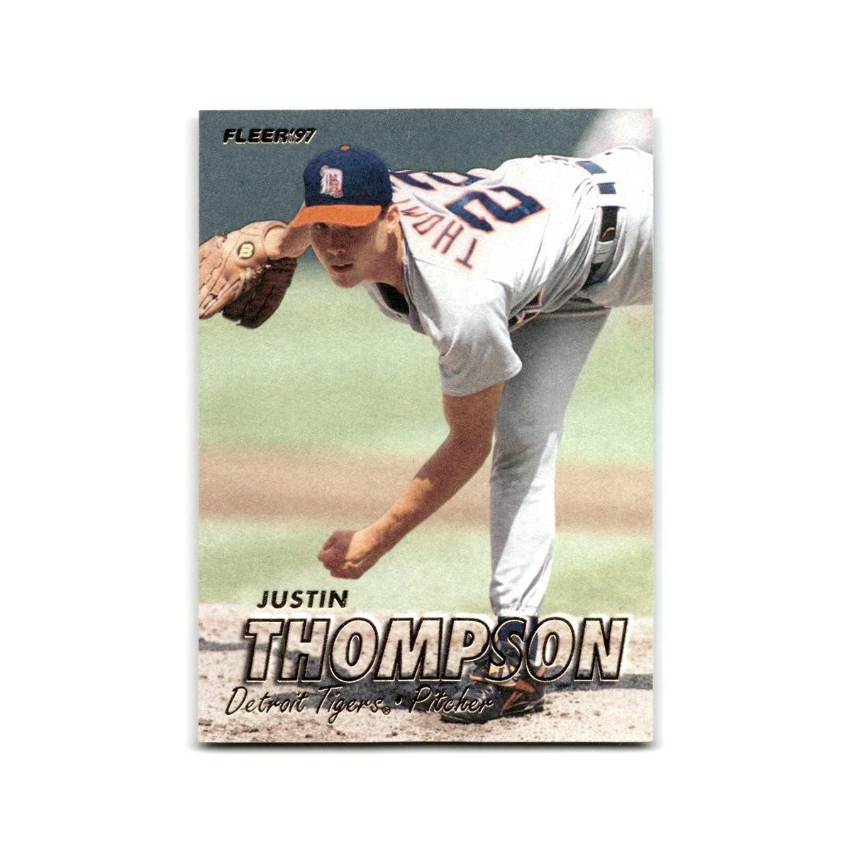 Justin Thompson 1997 Fleer #107 Detroit Tigers Baseball Card NM