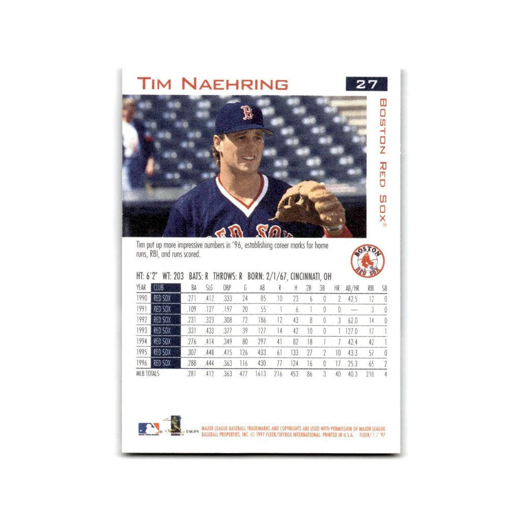Tim Naehring 1997 Fleer #27 Boston Red Sox NM