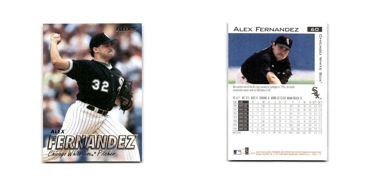 Alex Fernandez 1997 Fleer #60 Chicago White Sox Baseball Card NM
