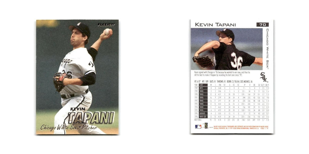 Kevin Tapani 1997 Fleer #70 Chicago White Sox Baseball Card NM