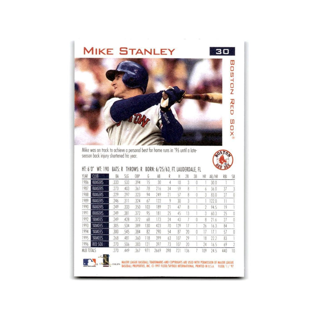 Mike Stanley 1997 Fleer #30 Boston Red Sox NM